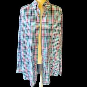 Izod men’s large, long sleeve, casual shirt, perfect condition button down